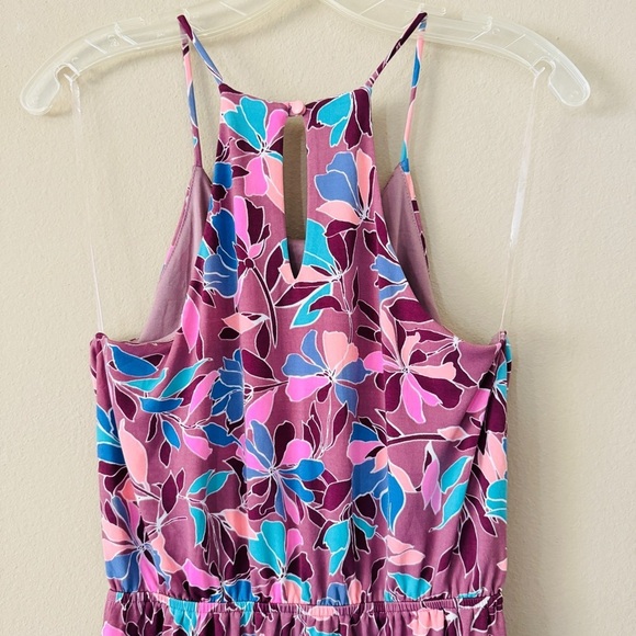 Gilli Floral Halter Midi Dress Size S - Picture 6 of 7